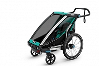 Thule Chariot Lite 1 Bluegrass + zdarma AUTHOR Světlo zad. A-Stake USB