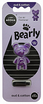 Osvěžovač Bearly Oud cotton - medvídek fialový
